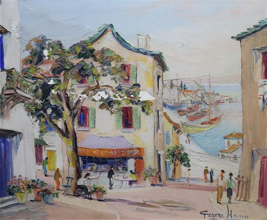 George Hann South of France oil on canvas, 49 x 59cm